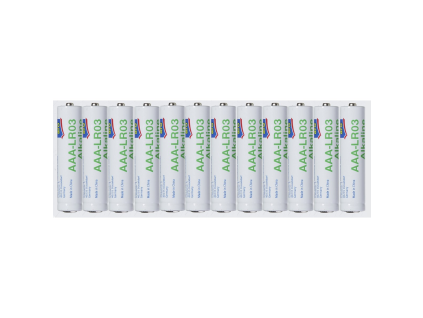 aro Batterien LR03 Alkaline AAA 12 Stück