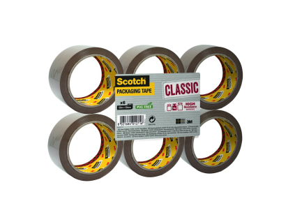 Scotch Packband braun 50 mm x 66 m 6 Stück