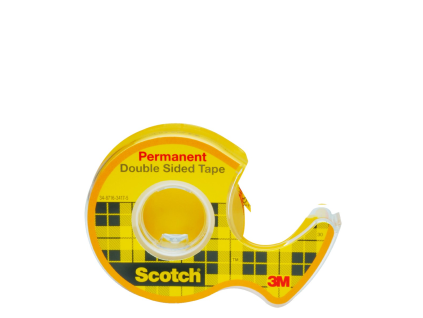 Scotch Doppelseitiges Klebeband 12 mm x 6,3 m 1 Stück.