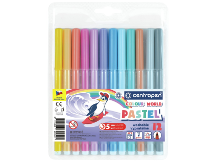 Centropen Marker 7550 Pastell 12 Stück