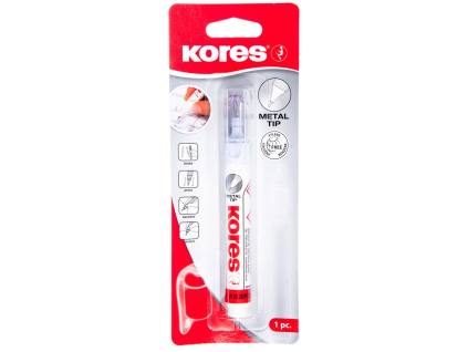 Kores Korrekturstift Metallspitze 10g weiß 1 Stück.