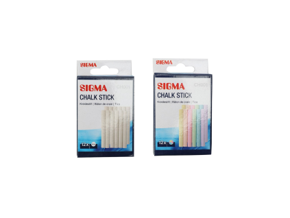 SIGMA Weiße Kreide, 12 Stück