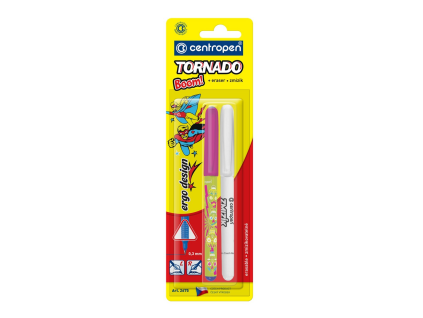 centropen Roller Tornado Farbmischung + Radiergummi-Set 1 Stück.