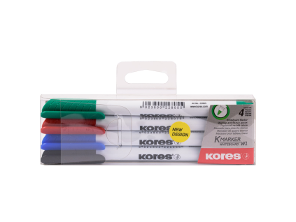 Kores Whiteboard-Marker KM Mix, 4 Stück