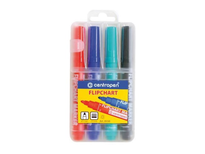 centropen Marker Flipchart 8550, 4er-Set