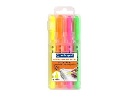 centropen Textmarker 2822, 4 Stück