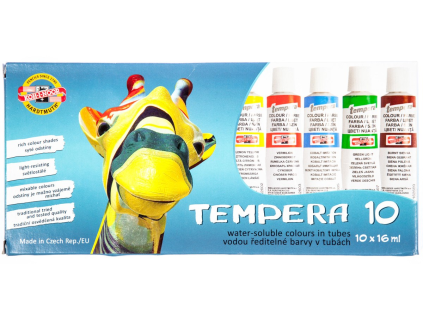 KOH-I-NOOR Tempera 16ml 10 Farben 1 Stück