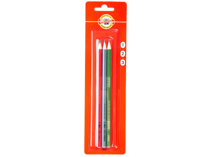 KOH-I-NOOR Graphitstifte Nr. 1, 2, 3, 3 Stück