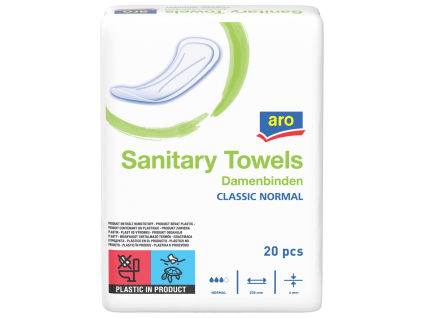 aro Ultra Normal Plus Damenbinden, 20 Stück