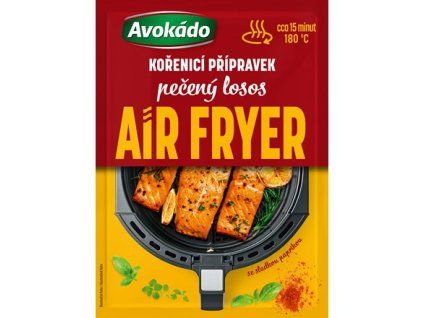 Im Airfryer gebackener Lachs, 1 Stück.