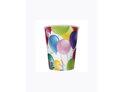 Ballonbecher 250 ml, 8 Stück
