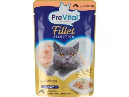 PreVital Naturel Beutel Lachs 85g