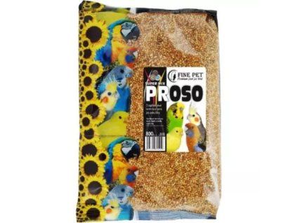 FinePet Super Mix Hirsefutter für Papageien 800g