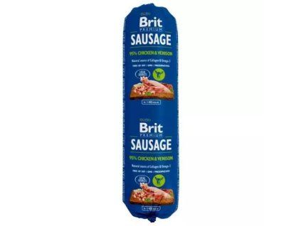 Britische Wurst, Hähnchen + Wild, 800 g