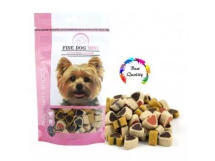 Finedog Mini Premium Snack Soft Mix Herzchen 100g