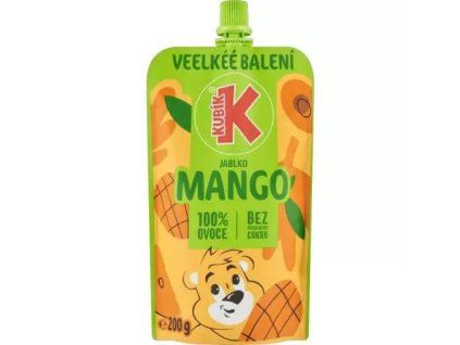 Kubík Fruchttasche Mango-Apfel 200g 100%
