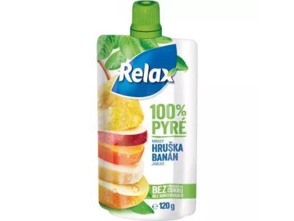 Relax-Püree 100% Birne-Banane 120g