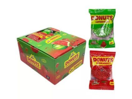 Jimmy Fox Candy Donuts Wassermelone + Erdbeere Mix /36/ 20 g