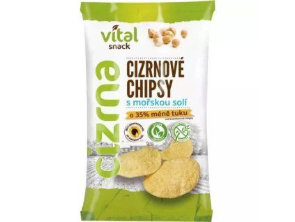 Vital Kichererbsenchips mit Meersalz 65 g