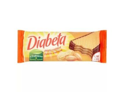 Dibeta-Waffeln mit halbgetauchten Erdnüssen, 32 g