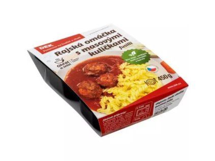 Tomatensoße mit Fleischbällchen und Fusilli (450 g)