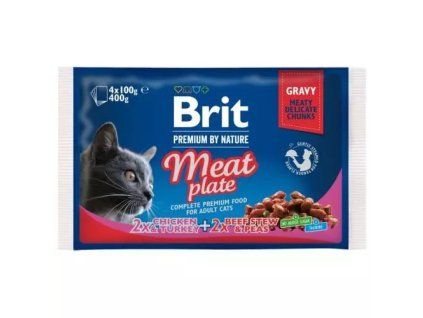 Brit Premium Beutel MP Fleischplatte @4x100g