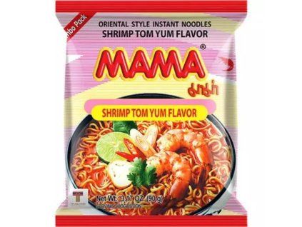 MAMA Instantnudeln mit Garnelengeschmack, Tom Yum, 90 g