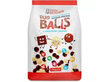 Dr. Benner Duo-Kugeln mit Vanille- und Schokoladengeschmack, 150 g