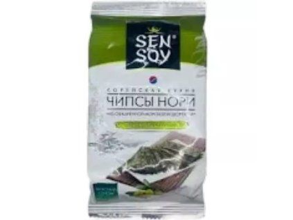 SEN SOY Algenchips mit Olivenölgeschmack, 4,5 g