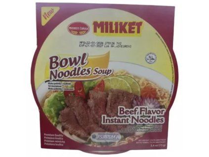 MILIKET Instant-Rindfleischnudeln 75 g