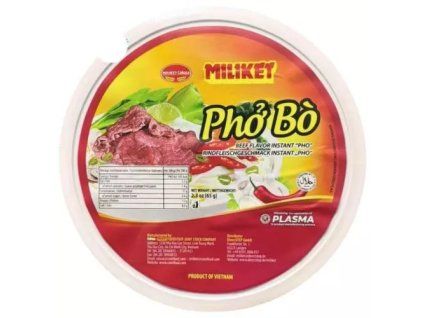 MILIKET Instant-Reisnudeln mit Rindfleisch, 65 g
