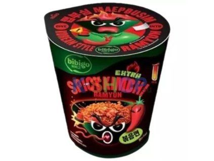 BIBIGO extra scharfer Kimchi Ramyun Becher 98g
