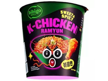 BIBIGO K-Chicken Ramyun süß & scharf 98g