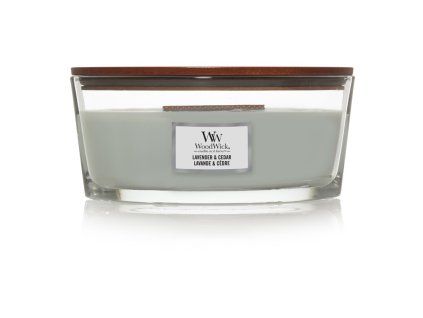 WoodWick Lavendel- und Zedernholzkerzenboot