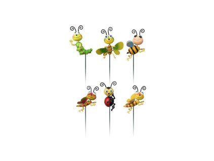 Gartenstecker, Tiere, gemischt, 110 x 65 x 595 mm