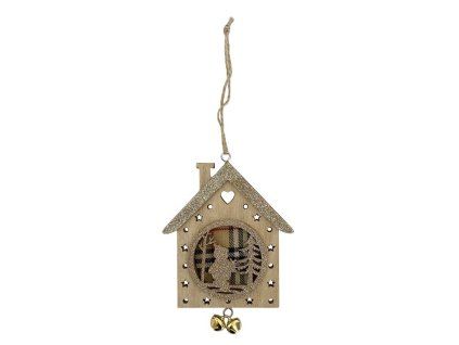 Hängendes Holzhaus 105x120mm