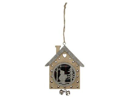 Hängendes Holzhaus 105x120mm