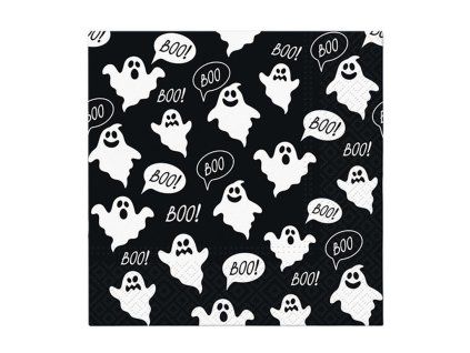 Servietten 33 cm – Boo Black