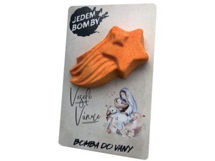 Funkelnde und schäumende Badebombe 66 g - Komet