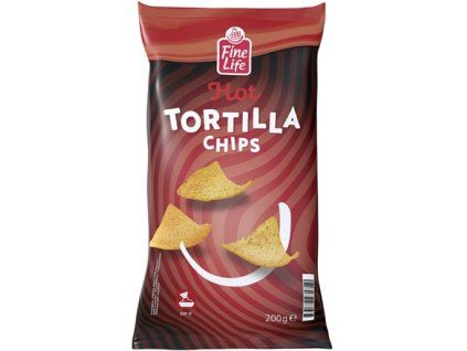 Fine Life Tortilla-Chips, heiß, 200 g