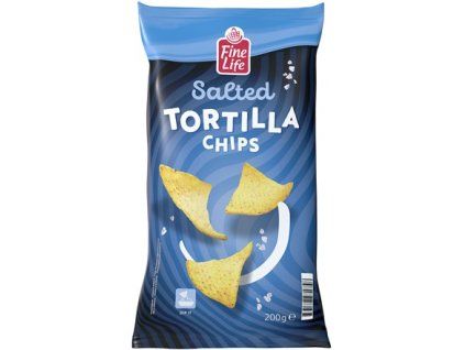 Fine Life Tortilla-Chips, gesalzen, 200 g