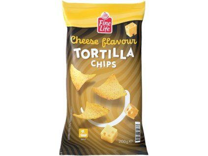 Fine Life Tortilla-Chips mit Käse, 200 g