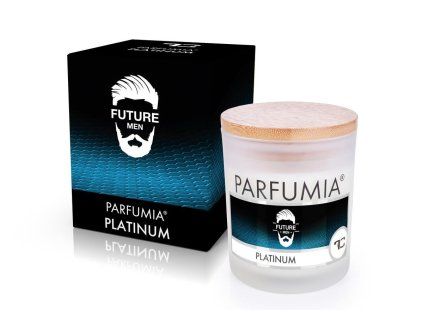 PLATINUM | sójová vonná svíčka | PARFUMIA® | 250 ml
