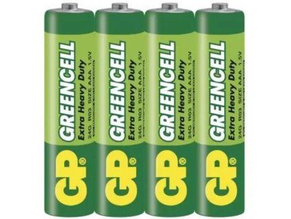 GP-Batterien x4 Stück, Greencell AAA 1 Stück