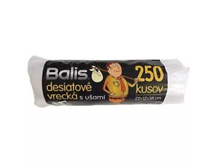 Sapler Snackbeutel, 250 Stück, mit Griffen, Rollbeutel, 3 kg