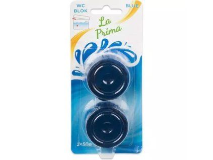 La Prima Toilettenblock blau 2x50g