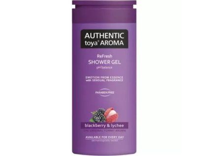 Authentisches Toya Aroma Duschgel Brombeere-Litschi 400 ml