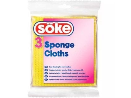 Soke Economic Cloth x3pcs Schwamm