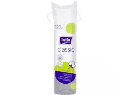 Bella Cotton Classic Make-up-Entferner-Pads, 120 Stück