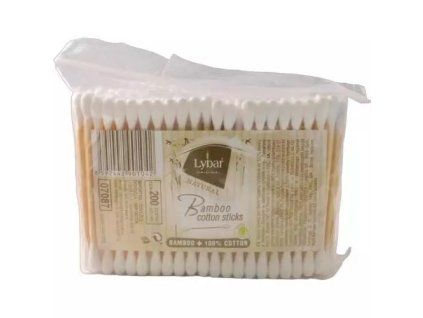 Lybar Wattestäbchen aus Bambus, 200 Stück